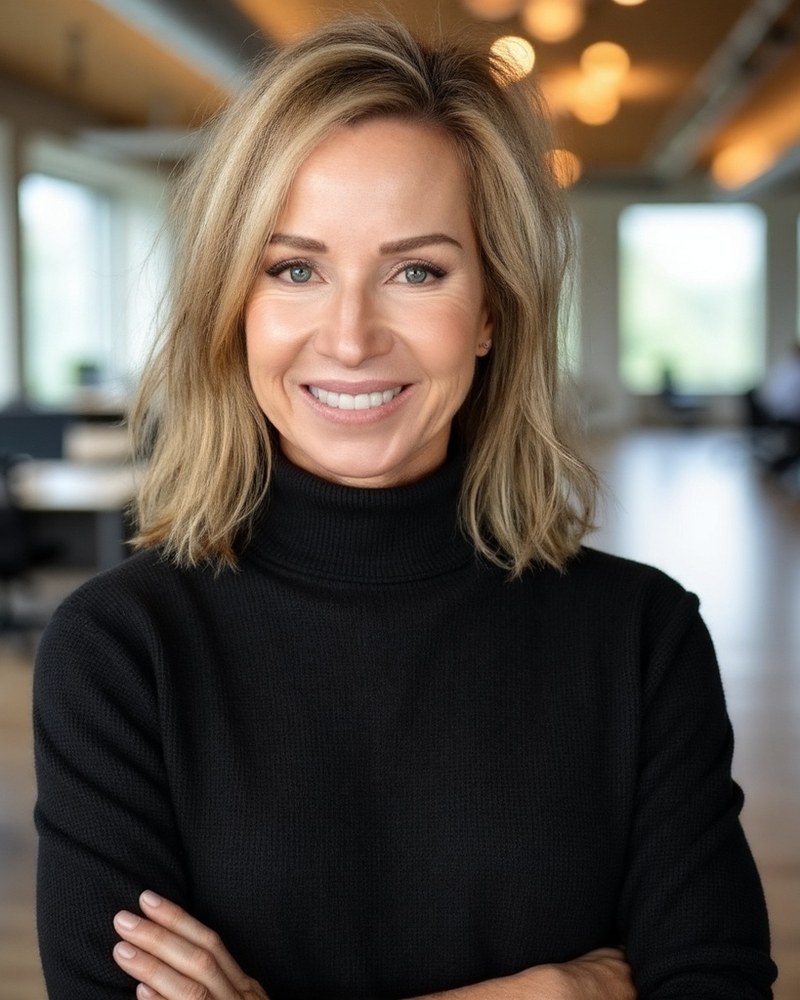 Dr. Loree Pinnavaia in her office